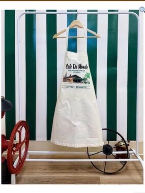 Cafe Du Monde White Apron, NWOT, New Orleans